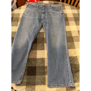 True Nation Mens Athletic Fit Jeans 42x30 Medium Wash‎ Blue Denim Straight Leg